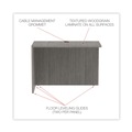 Office Desks & Workstations | Alera ALEVA354224GY 42 in. x 23.63 in. x 29.5 in. Valencia Series Reversible Return/Bridge Shell - Gray image number 3