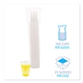  | Boardwalk BWKTRANSCUP7CT 7 oz. Polypropylene Plastic Cold Cups - Translucent (100 Cups/Sleeve, 25 Sleeves/Carton) image number 3