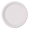 Bowls and Plates | Boardwalk BWKPLTHIPS6WH 6 in. Diameter Hi-Impact Plastic Dinnerware Plate - White (1000/Carton) image number 1