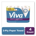 Cleaning & Janitorial Supplies | Viva 49413 11 in. x 5.9 in. 2-Ply Multi-Surface Cloth Choose-A-Sheet Kitchen Roll Paper Towels - White (24/Carton) image number 4