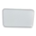 Food Trays, Containers, and Lids | GEN 16SWH 11.63 in. x 7.25 in. x 0.54 in. #16S Meat Trays - White (250/Carton) image number 0