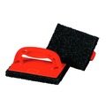 Cleaning Cloths | Scotch-Brite PROFESSIONAL 9537 Scotchbrick 4 in. x 6 in. x 3 in. Griddle Scrubber - Red/Black (12/Carton) image number 1