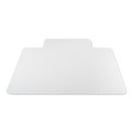 Cleaning & Janitorial Supplies | Deflecto CM14112AM Medium Pile Carpet Lipped 48 in. x 36 in. Antimicrobial Chair Mat - Clear (1/Carton) image number 0