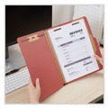 Mothers Day Sale! Save an Extra 10% off your order | Universal UNV10250 4-Section Pressboard Classification Folder - Letter, Red (10/Box) image number 3