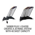 Office Jansan | Durable 569800 10 Sleeves SHERPA Reference System Extension Set - Assorted Borders and Panels image number 6