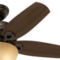 Ceiling Fans | Hunter 52218 42 in. Builder Small Room New Bronze Ceiling Fan with Light image number 2