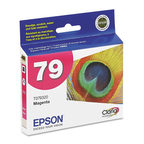Ink & Toner | Epson T079320 T079320 (79) 810 Page-Yield Claria High-Yield Ink - Magenta image number 0