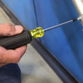 Screwdrivers | Klein Tools 7314 #1 Combo-Tip Driver with 4 in. Fixed Blade image number 4