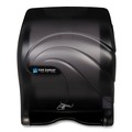 Labor Day Sale! Save $30 off $199! | San Jamar T8490TBK 11.88 in. x 9.1 in. x 14.4 in. Oceans Smart Essence Electronic Towel Dispenser - Black image number 0