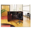 Office & Office Supplies | Alera ALEVA327236MY Valencia Series 71 in. x 35.5 in. x 29.5 in. - 42.5 in. Reception Desk with Counter - Mahogany image number 4