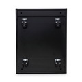 Office Carts & Stands | Alera ALEPAFFBL 14.96 in. x 19.29 in. x 27.75 in. 2 Legal/Letter-Size File Drawers Left or Right File Pedestal - Black image number 4