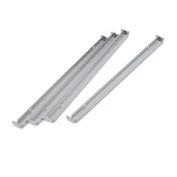 Alera 25516 Two Row Aluminum Hangrails for 30 in. and 36 in. Wide Lateral Files (4/Pack)