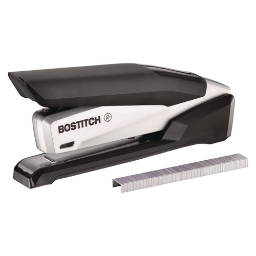 Office Jansan | PaperPro 1110 inPOWERplus28 Executive One-Finger 28-Sheet Capacity 3-in-1 Eco-Friendly Desktop Stapler - Black/Silver image number 0