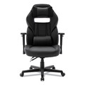  | Alera BT51593GY 15.91 in. to 19.8 in. Seat Height Racing Style Ergonomic Gaming Chair - Black image number 1