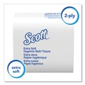 Cleaning & Janitorial Supplies | Scott 48280 2-Ply Septic-Safe Hygienic Bath Tissue - White (250/Pack 36 Packs/Carton) image number 3
