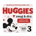 Cleaning & Janitorial Supplies | Kimberly-Clark 56456 Snug and Dry 16 lbs. to 28 lbs. Diapers - Size 3 (168/Carton) image number 0