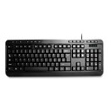 Office Electronics & Batteries | Adesso AKB132UB AKB132UB 118-Key Multimedia Desktop USB Keyboard - Black image number 0