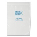 Food Service | BagCo MGP MGZ2P0912 Zippit 9 in. x 12 in. 2 mil Resealable Bags - Clear (1000/Carton) image number 1