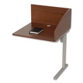 Office Furniture & Lighting | Linea Italia LITSC802CH 31.25 in. x 23.25 in. x 45.25 in. 1-Leg Study Carrell Add On - Cherry image number 8