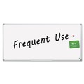 Office & Office Supplies | MasterVision MA2107790 Gold Ultra 96 in. x 48 in. Aluminum Frame Magnetic Earth Dry Erase Board - White/Silver image number 2