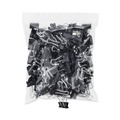 Customer Appreciation Sale - Save up to $60 off | Universal UNV10200VP Binder Clips in Zip-Seal Bag - Small, Black/Silver (144/Pack) image number 0