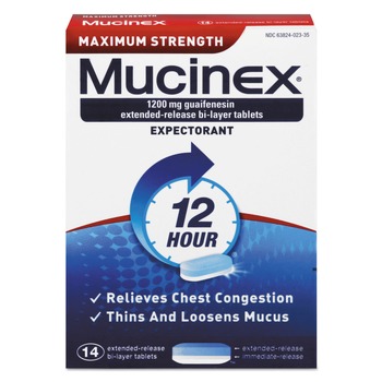 Mucinex 14-Tablets Maximum Strength Expectorant