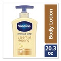 Cleaning & Janitorial Supplies | Vaseline 07900 Intensive Care 20.3 oz. Pump Bottle Essential Healing Body Lotion (4/Carton) image number 2