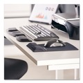 Office Furniture Accessories | Fellowes Mfg Co. 9180901 8.25 in. x 9.87 in. Ergonomic Memory Foam Wrist Rest with Attached Mouse Pad - Black image number 4