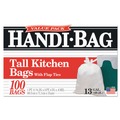 Trash Bags | Handi-Bag 1516907 23.75 in. x 28 in. 13-Gallon 0.6 mil. Super Value Pack Can Liners - White (600/Carton) image number 1