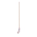 Mops | Boardwalk BWKCD50016S 16 oz. Cotton Head Deck Mop with 50 in. Wood Handle (12/Carton) image number 0