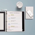 Office Jansan | Avery 15767 Flexi-View 11 in. x 8.5 in. 3-Rings 0.5 in. Capacity Binder with Round Rings - Black image number 8