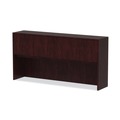  | Alera ALEVA287215MY Valencia Series 70.63 in. x 15 in. x 35.38 in. Hutch with Doors - Mahogany image number 2