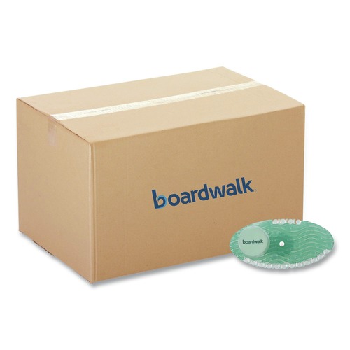Odor Control | Boardwalk CURVP010I060M02AAS8100 Curve Solid Air Freshener - Cucumber Melon Fragrance, Green (10/Box, 6 Boxes/Carton) image number 0