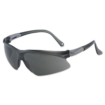Ansell 14476 V20 Visio Safety Glasses - Black Frame, Indoor/Outdoor Lens