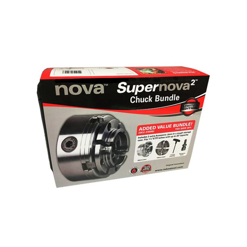 Nova 23099 Supernova2 Lathe Chuck 30th Anniversary Bundle With