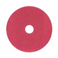 Cleaning & Janitorial Accessories | Boardwalk BWK4018RED 18 in. Buffing Floor Pads - Red (5/Carton) image number 0
