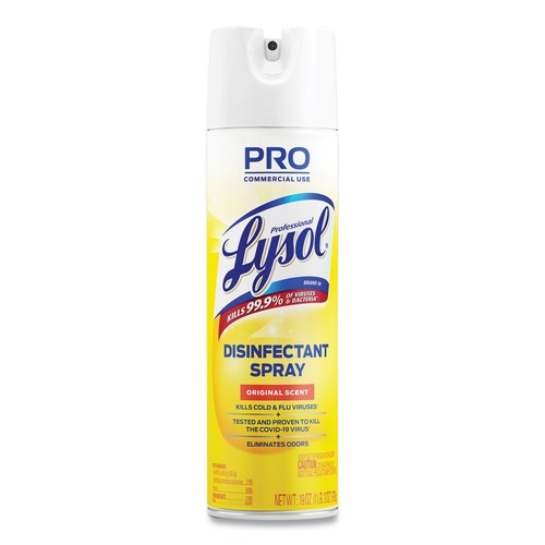 Cleaning & Janitorial Supplies | Professional LYSOL Brand 36241-04650 19 oz. Aerosol Disinfectant Spray - Original Scent image number 0