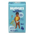 Cleaning & Janitorial Supplies | Huggies 18342 24 lbs. to 34 lbs. Little Swimmers - Size 4/Blue (8/Carton) image number 2