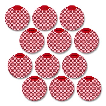 Boardwalk 1.8 oz. Urinal Screen - Cherry Scent, Red (1-Dozen)