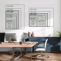 Bulletin Boards | U Brands 2073U00-01 30 x 20 Magnetic Chalkboard with Decor Frame - Black Surface/White Wood Frame image number 1
