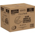 Labor Day Sale! Save $30 off $199! | Dart C90PST3 ClearSeal 8.25 in. x 8.25 in. x 3 in. Hinged-Lid Plastic Containers - Clear (250/Carton) image number 0
