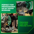 Miter Saws | Metabo HPT C10FCGSM 120V 15 Amp 10 in. Corded Compound Miter Saw image number 9