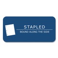 Notebooks & Pads | Roaring Spring 77516 11 in. x 8.5 in. Sheets Examination Blue Book - Blue Cover (500/Carton) image number 2