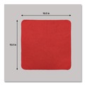 Percentage Off | Rubbermaid Commercial 1820581 16 in. x 16 in. Microfiber Cleaning Cloths - Pink (24/Pack) image number 3