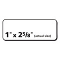 Office Jansan | Avery 15660 Easy Peel 1 in. x 2.63 in. Mailing Labels with Sure Feed Technology for Laser Printers - Matte Clear (300/Pack) image number 3