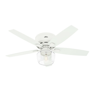 Hunter 50391 52 In Port Royale Natural Iron Ceiling Fan With Led Light Kit And Remote Cpo Outlets