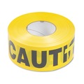 | Tatco 10700 3 in. x 1000 ft. Caution Barricade Safety Tape - Black/Yellow image number 0