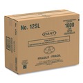 Cutlery | Dart 12SL 6 oz. to 14 oz. Plastic Lids for Foam Cups/Bowls/Containers - Translucent (1000/Carton) image number 4