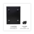  | Alera ALEPABFBL 14.96 in. x 19.29 in. x 21.65 in. 2-Drawers Box/Legal/Letter Left/Right File Pedestal - Black image number 5