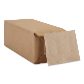 Georgia Pacific Professional 12 in. x 13 in. 1-Ply Dixie Full-Fold Dispenser Napkins - Brown (12 Packs/Carton)